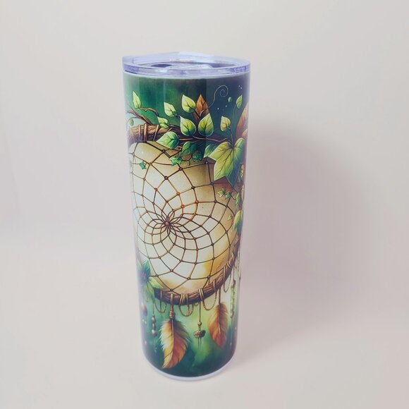 Nature Dreamcatcher 20 oz Skinny Tumbler by Scott Heil | The Crowing Hen - Picture 3 of 8